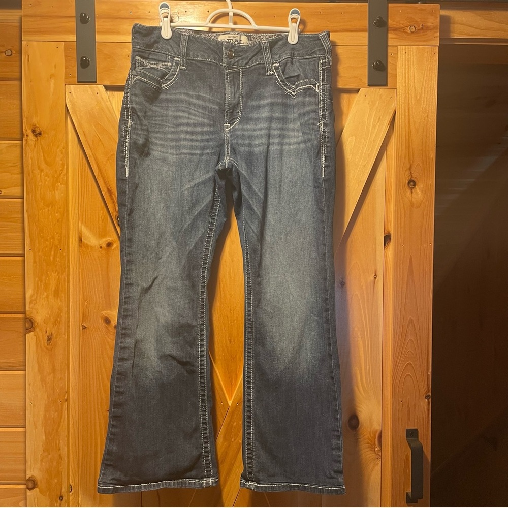 Ariat REAL mid rise boot cut women’s Jeans size 32R